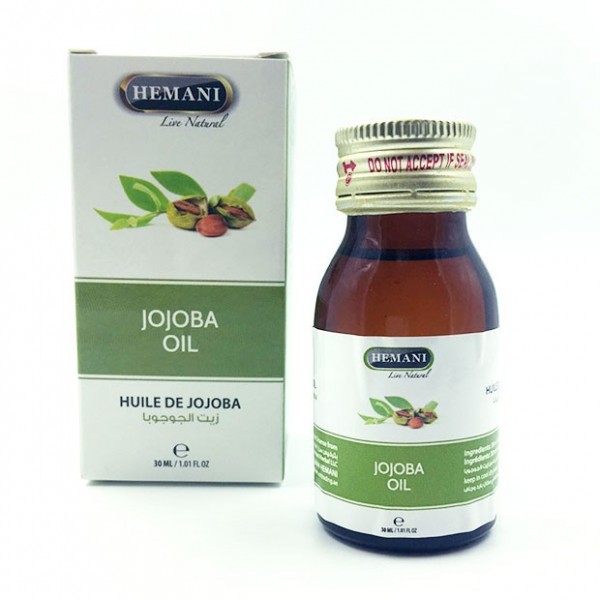 Hemani Jojoba Oil for Oily Skin & Oily Hair to Regulate Sebum Production