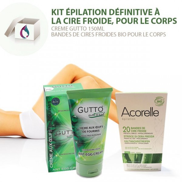 Epilation définitive, Cire froide & Crème anti-repousse, Corps Epilation définitive, Cire froide & Crème anti-repousse, Corps
