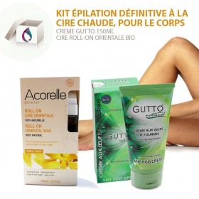 SET 1 for Permanent Body Hair Removal with Roll-on Wax