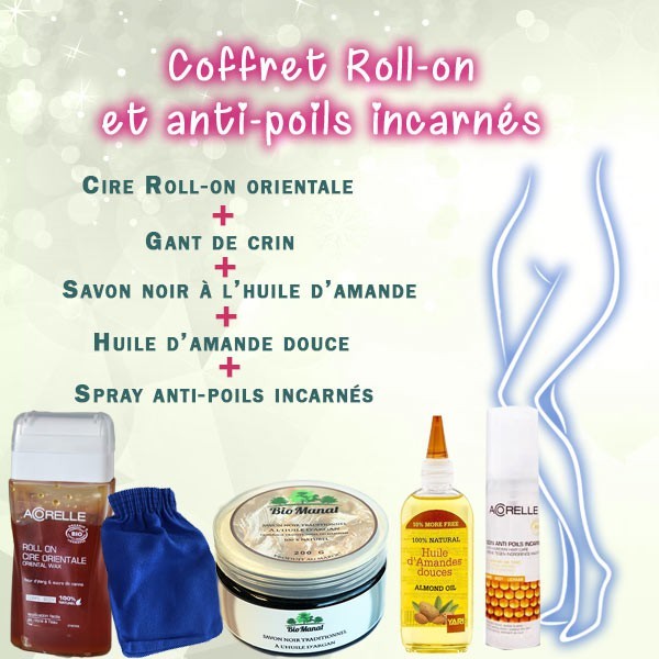 Pre And Post Waxing Anti Ingrown Hair Set With Roll On Sugar Wax