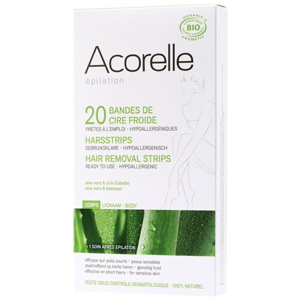 Pre And Post Waxing Anti Ingrown Hair Set With Cold Wax Strips