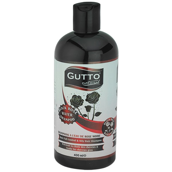 Shampoo With Black Rose Water Gutto Natural