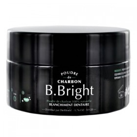 Activated Carbon Black Powder for Teeth Whitening - Before/After