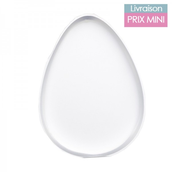 Eponge maquillage en silicone pour fond de teint en forme ovale - Ocean