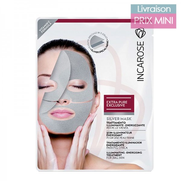 Masque en Argent (Silver Mask), Soin Visage Illuminateur - Incarose