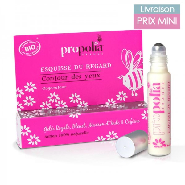 Organic roll-on eye contour - Royal jelly/Horse chestnut - Propolia