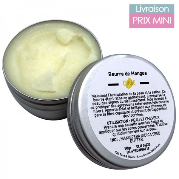 Mango butter 50ml, hair and skin