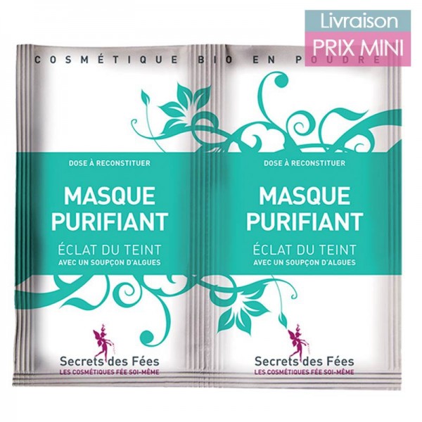 Masque Purifiant Bio à l’Argile Verte - Secrets des Fées