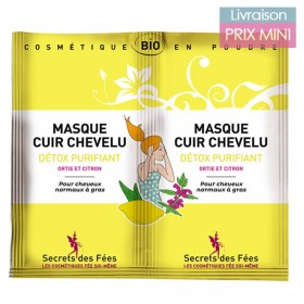 Masque Detox Cuir Chevelu à l'Argile Purifiante - Secrets des Fées