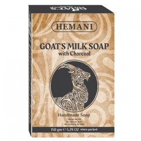 Soap with Goat Milk and Vegetable Charcoal - Hemani