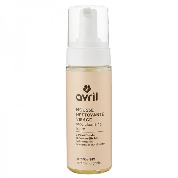 Mousse nettoyante visage bio - Avril