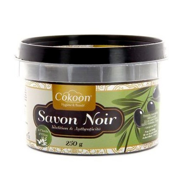 100% natural black soap, 150g