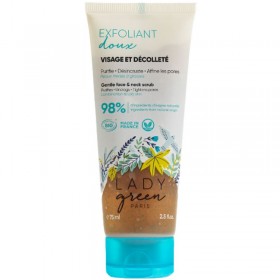Organic gentle exfoliating facial scrub - Lady Green