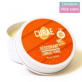 100% természetes dezodor Tahara Musc-ban- Curae