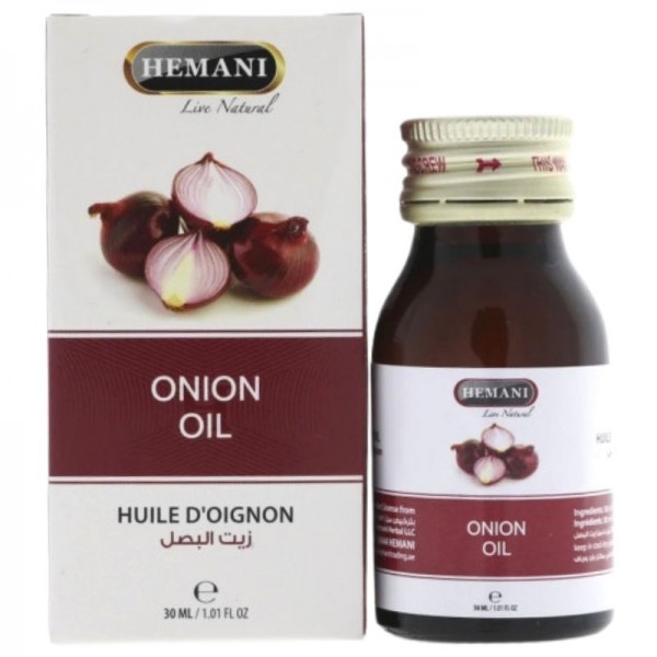 Red onion oil to stimulate hair regrowth - Hemani