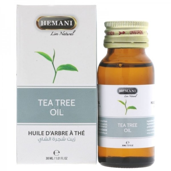 Huile d'arbre à thé pour peaux acnéiques - Hemani
