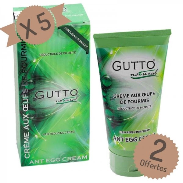 DISCOUNT 5+2 : Buy 5 Creams 150 ml GUTTO, 2 free (ant eggs)