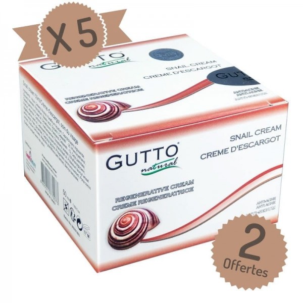 DISCOUNT 5+2 : Buy 5 Creams 150 ml GUTTO, 2 free (ant eggs)