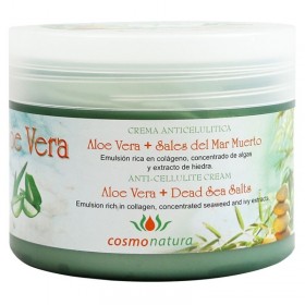Anti-cellulite aloe vera and Dead sea salt gel