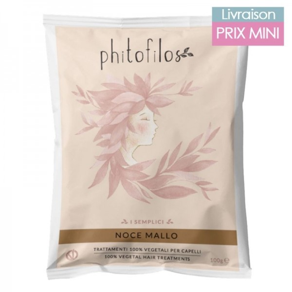 Poudre de Brou de Noix Colorante, Noce Mallo - Phitofilos