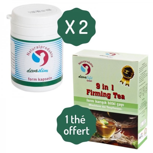 Deva slimming pack with capsules and free tea