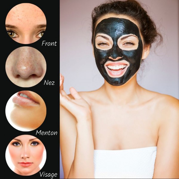 Masque Noir Peel Off, pour éliminer les Points Noirs et Imperfections