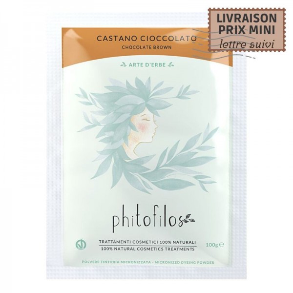 Coloration végétale Brun Chocolat - Phitofilos