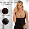 Slimming girdle with latex strap