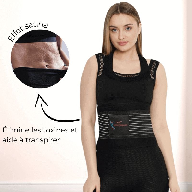 Abdominal sweat belt