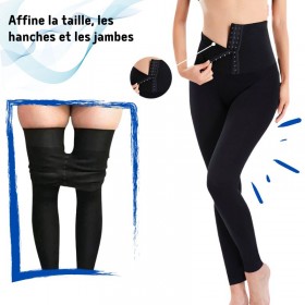 Body Gainant Femme Taille En Sablier - Maintien Intégré, Bretelles Réglables, Entrejambe Ouvert - Noir