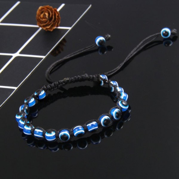 Bracelet Noir oeil - Perle turque de Nazar