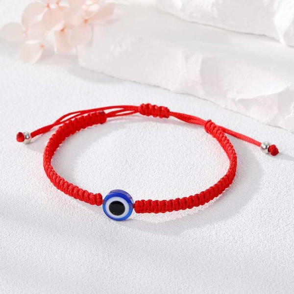 Light Blue Evil Eye Bracelet, Good Luck Gift, Protect Bracelet, Friend –  LylaSupplies