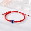 Bracelet Rouge avec oeil bleu - Perle turque de Nazar