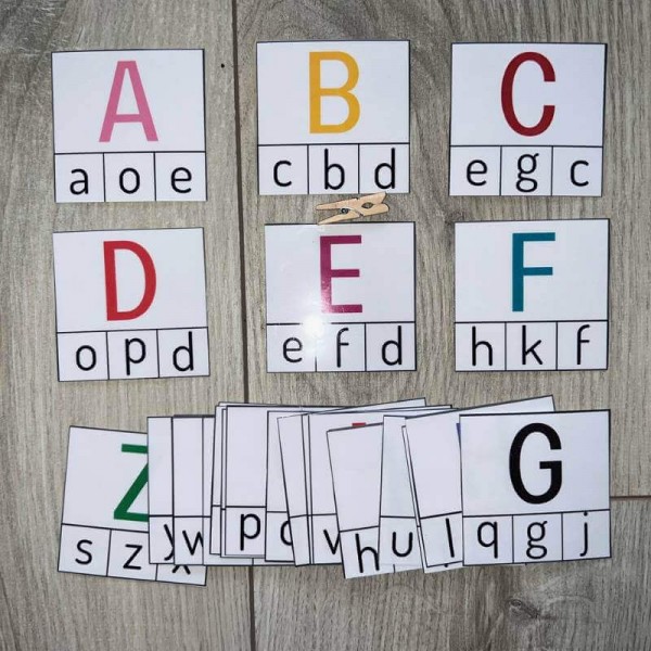 Fiche Montessori Alphabet