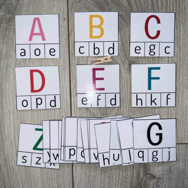 Montessori Alphabet Worksheet