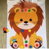 Color Montessori Lion Worksheet