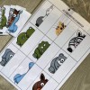 Half Animal Montessori Worksheet