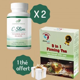 Deva Slimming Pack: Buy 2 capsules boxes, Get 1 tea FREE