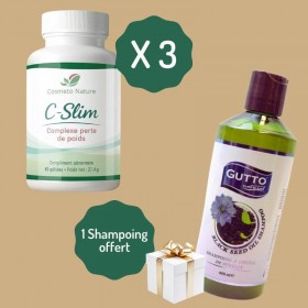 Devaslim slimming cabinet with capsules and tea offered