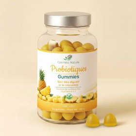 Gummies Probiotiques Saveur Ananas - 60 Gummies