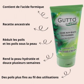 Ant eggs cream 150 ml GUTTO, hairiness reductor