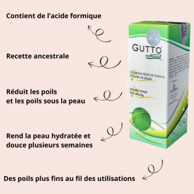 Huile aux œufs de fourmis, réductrice de pilosité 50 ml - Gutto Natural