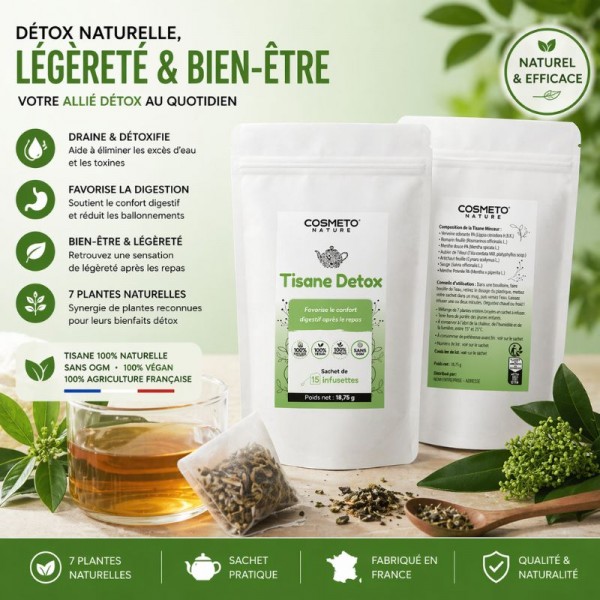 Tisane detox & slimming Cosmeto Nature - Digestion and lightness