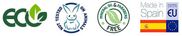 Gel eco certifié - non testé sur les animaux - sans parabens