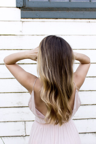 Cheveux Long ondulés Blond